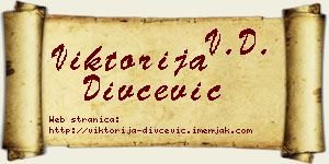 Viktorija Divčević vizit kartica